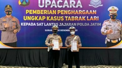 Photo of Ungkap Kasus Tabrak Lari Tertinggi. Polres Ponorogo Mendapat Penghargaan Dari Polda Jatim