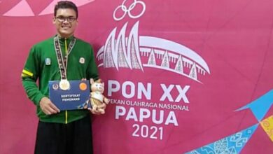 Photo of Pesilat Ponorogo Ahmad Zein Sumbangkan Medali Perunggu Untuk Jatim Pada PON XX Papua.