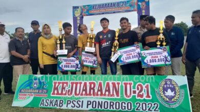 Photo of Tunhar Gontor Menangkan  Kejuaraan U21 Askab PSSI Ponorogo